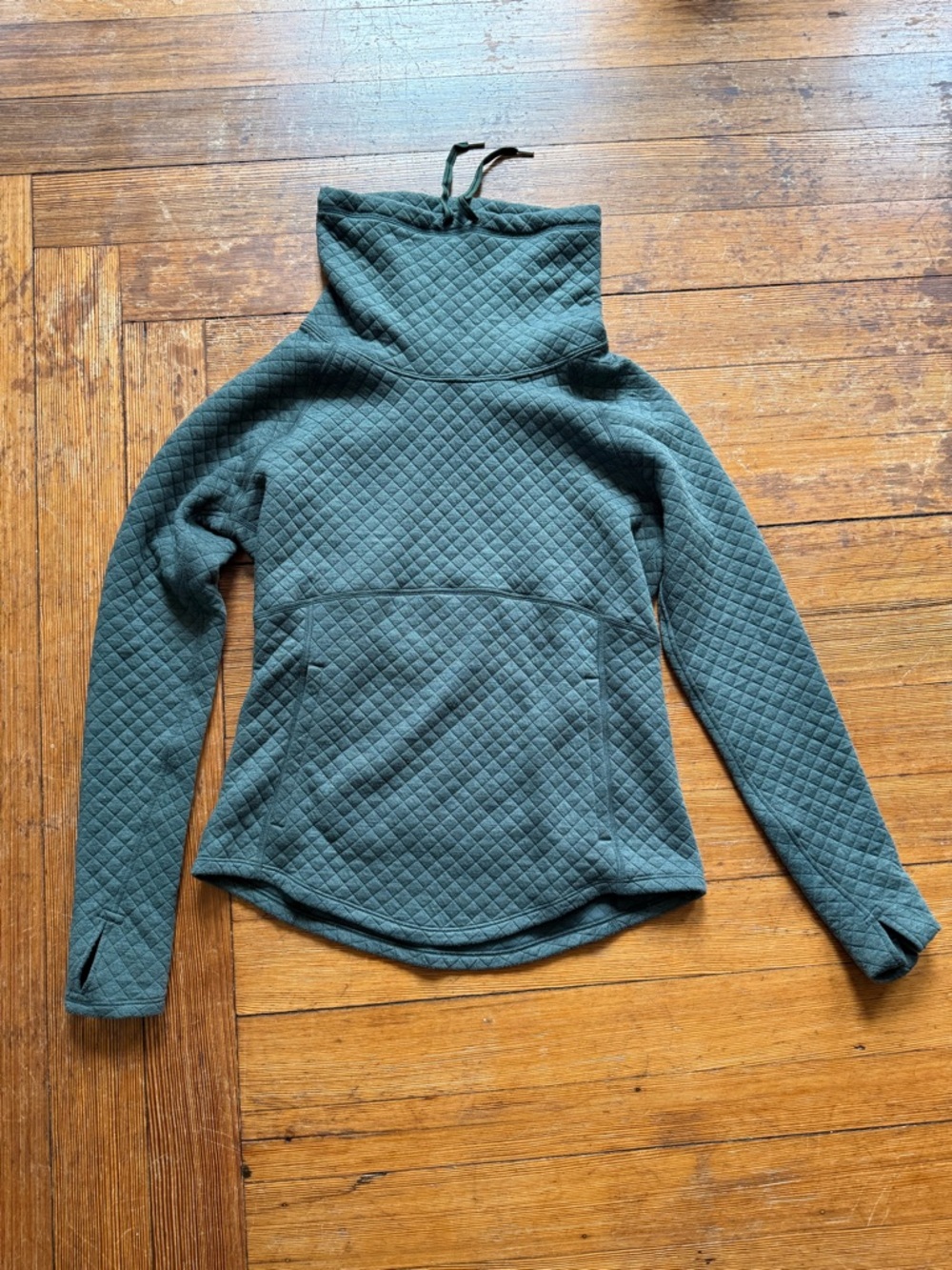 Marmot Quilted High Cowl Pullover - Green